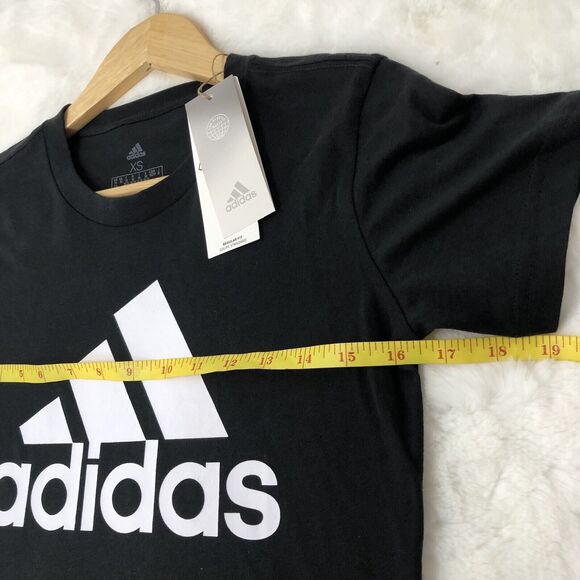NWT adidas womens badge of sport tee black XS - Picture 3 of 10